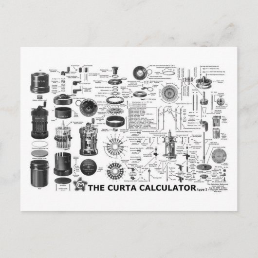 ヴィンテージイラストレーションはがき ポストカード (正面)