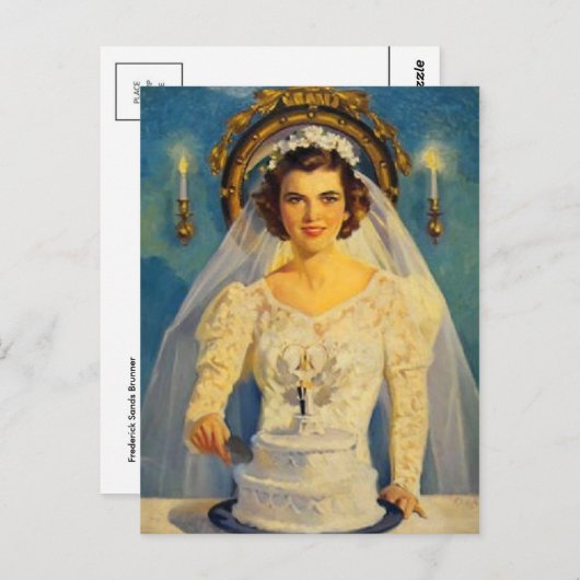 ヴィンテージイラストレーションはがき ポストカード (正面/裏面)