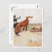 ヴィンテージイラストレーションはがき ポストカード (正面/裏面)