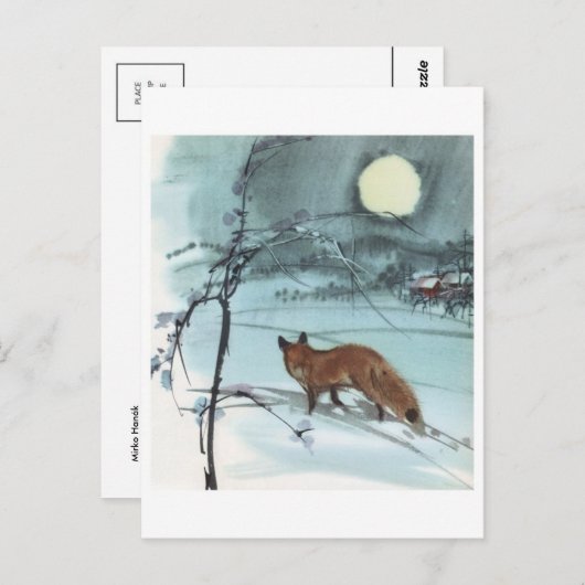 ヴィンテージイラストレーションはがき ポストカード (正面/裏面)