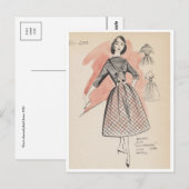 ヴィンテージイラストレーションはがき ポストカード (正面/裏面)