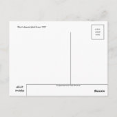 ヴィンテージイラストレーションはがき ポストカード (裏面)