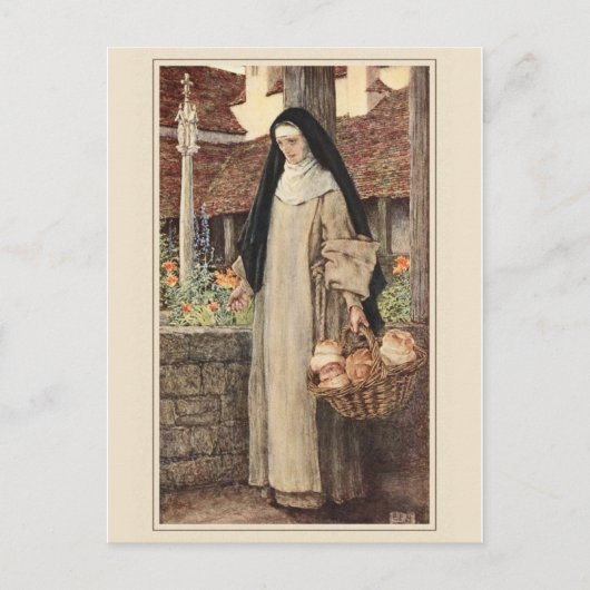 ヴィンテージイラストレーションはがき ポストカード (正面)