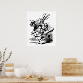 ヴィンテージイラストレーションアリスinワンダーランド ポスター (キッチン)