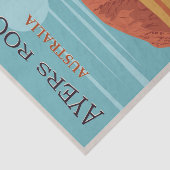 ヴィンテージイラストレーションエアーズロック（オーストラリア） 薄葉紙 (詳細)