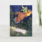 ヴィンテージイラストレーションエドムンドゥラックファイアバード カード (正面)