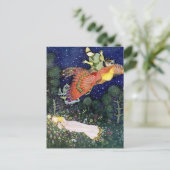 ヴィンテージイラストレーションエドムンドゥラックファイアバード ポストカード (スタンド正面)