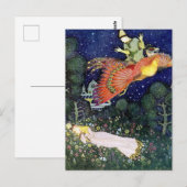 ヴィンテージイラストレーションエドムンドゥラックファイアバード ポストカード (正面/裏面)