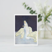 ヴィンテージイラストレーションエドムンドダラックアイスメイド ポストカード (スタンド正面)