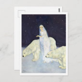 ヴィンテージイラストレーションエドムンドダラックアイスメイド ポストカード (正面/裏面)