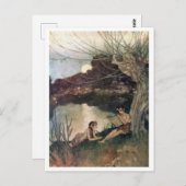 ヴィンテージイラストレーションエドムンドダラックテンペスト ポストカード (正面/裏面)