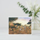 ヴィンテージイラストレーションエドムンドダラックテンペスト ポストカード (スタンド正面)