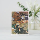 ヴィンテージイラストレーションエドムンドダラックテンペスト ポストカード (スタンド正面)