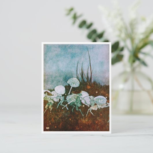 ヴィンテージイラストレーションエドムンドダラックテンペスト ポストカード (スタンド正面)