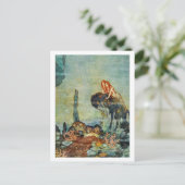 ヴィンテージイラストレーションエドムンドダラックメルメイズ ポストカード (スタンド正面)