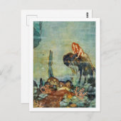 ヴィンテージイラストレーションエドムンドダラックメルメイズ ポストカード (正面/裏面)