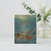 ヴィンテージイラストレーションエドムンドダラックリトルマーメイド ポストカード (スタンド正面)