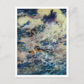 ヴィンテージイラストレーションエドムンドダラックリトルマーメイド ポストカード (正面)