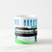 ヴィンテージイラストレーションオルガン30th誕生日マグカップ コーヒーマグカップ (中央)