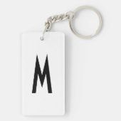 ヴィンテージイラストレーションカメラパーソナライズされたキーチェーン キーホルダー (裏面)