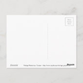 ヴィンテージイラストレーションガーデニングツールプルーナー2 ポストカード (裏面)