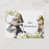 ヴィンテージイラストレーションガールフロッグの修復 名刺 (裏面)