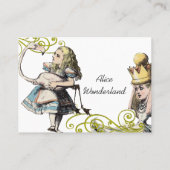 ヴィンテージイラストレーションガールフロッグの修復 名刺 (裏面)