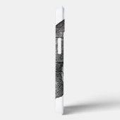 ヴィンテージイラストレーショングレーの解剖学的ハート肺 Case-Mate iPhoneケース (裏面 / 右)