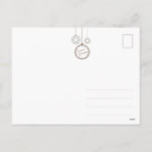 ヴィンテージイラストレーションサンタクロース シーズンポストカード (裏面)