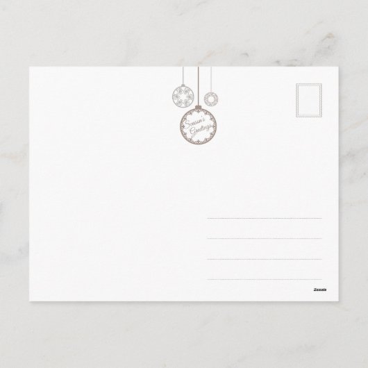 ヴィンテージイラストレーションサンタクロース シーズンポストカード (裏面)