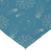 ヴィンテージイラストレーションサンムーンスターズ ショートテーブルランナー (コーナー)