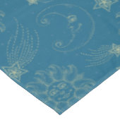 ヴィンテージイラストレーションサンムーンスターズ テーブルクロス (アングル)