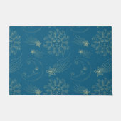 ヴィンテージイラストレーションサンムーンスターズ ドアマット (正面)