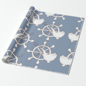 ヴィンテージイラストレーションシームレスパターンホイールおよびtu ラッピングペーパー (アンロールド)