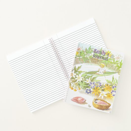 ヴィンテージイラストレーショントゥンベリーナバイエルザベスコウ ノートブック (内部)