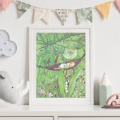 ヴィンテージイラストレーショントゥンベリーナバイエルザベスコウ ポスター