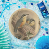 ヴィンテージイラストレーションヌサッチ ペーパープレート (パーティー)