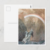 ヴィンテージイラストレーションバイアーサーラクカムリングや輪サイクル ポストカード (正面/裏面)