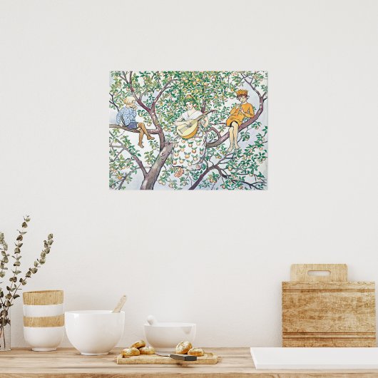 ヴィンテージイラストレーションバイエルサベスコウ ポスター (キッチン)