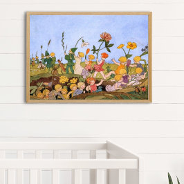 ヴィンテージイラストレーションバイフレディランジェラー ポスター