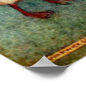 ヴィンテージイラストレーションバイワーウィックゴブルスワンメイド ポスター (角)