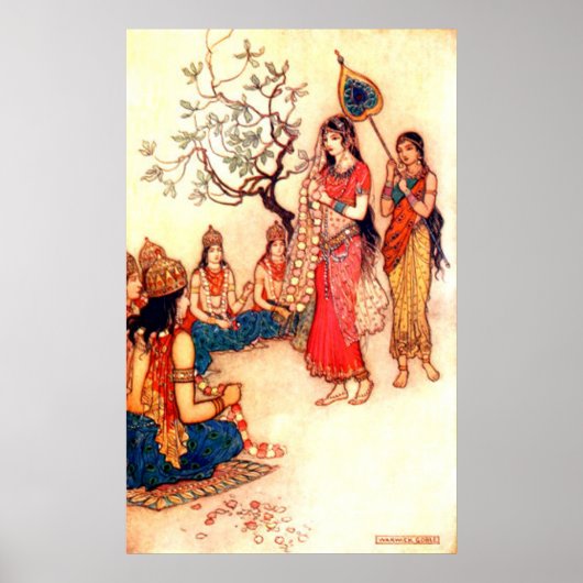 ヴィンテージイラストレーションバイワーウィックゴブル ポスター (正面)