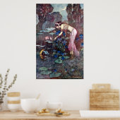 ヴィンテージイラストレーションバイワーウィックゴヴルザロータス ポスター (キッチン)