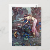 ヴィンテージイラストレーションバイワーウィックゴヴルザロータス ポストカード (正面/裏面)