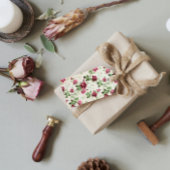 ヴィンテージイラストレーションバラの中立基準 ギフトタグ