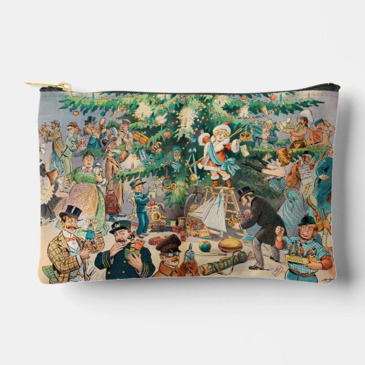 ヴィンテージイラストレーションパックのクリスマスツリー, 1902 アクセサリーポーチ (正面)