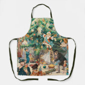 ヴィンテージイラストレーションパックのクリスマスツリー， 1902 エプロン (正面)