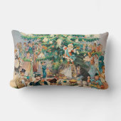 ヴィンテージイラストレーションパックのクリスマスツリー， 1902 ランバークッション (正面)