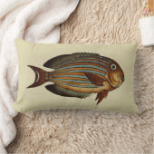 ヴィンテージイラストレーションピエロタンフィッシュ ランバークッション (ブランケット)