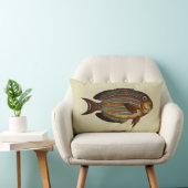 ヴィンテージイラストレーションピエロタンフィッシュ ランバークッション (椅子)